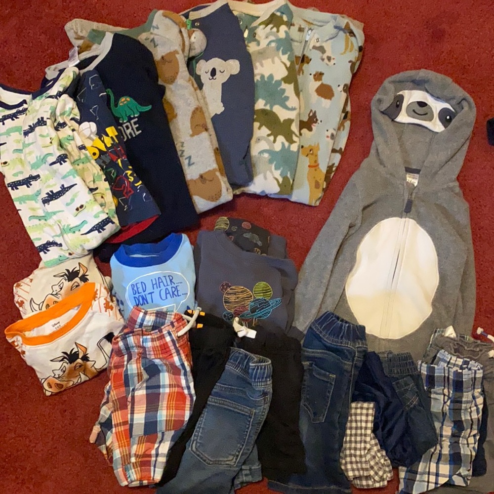 2T / 24 months bundle - 24 pieces for boys toddlers